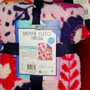Sherpa Fleece Throw